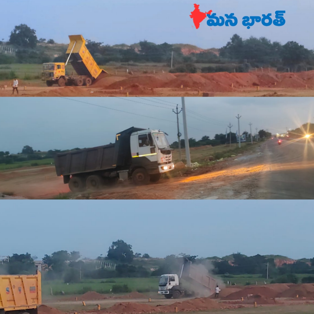 సంగారెడ్డిలో రెచ్చిపోతున్న మొరం మాఫియా