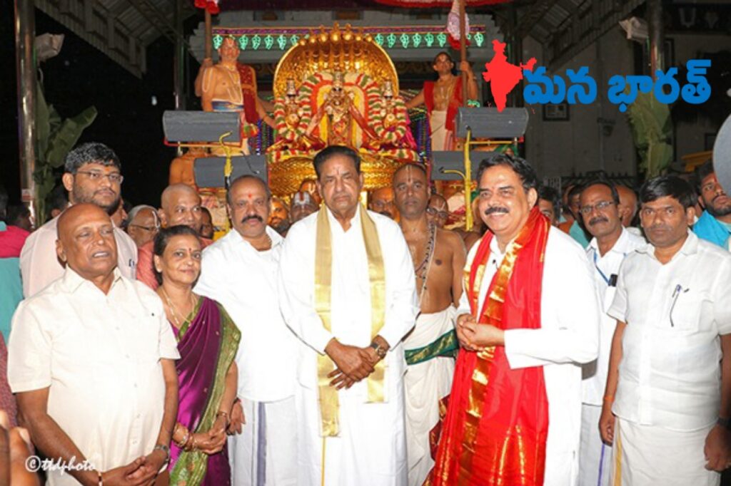 మలయప్ప స్వామిని దర్శించుకున్న మంత్రి