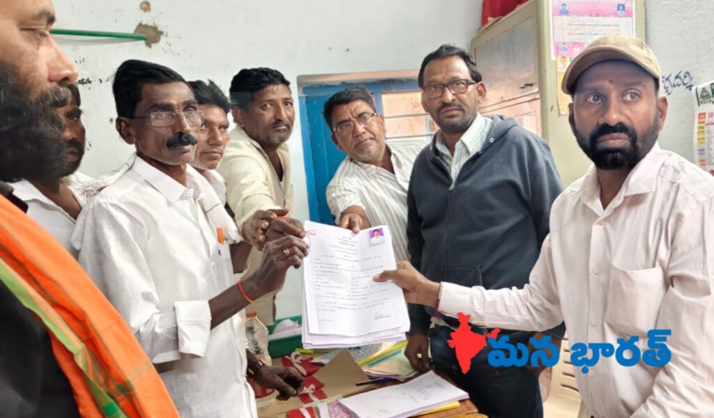 సర్పంచ్ అభ్యర్థిగా ఎల్మ చిన్న లింగారెడ్డి నామినేషన్