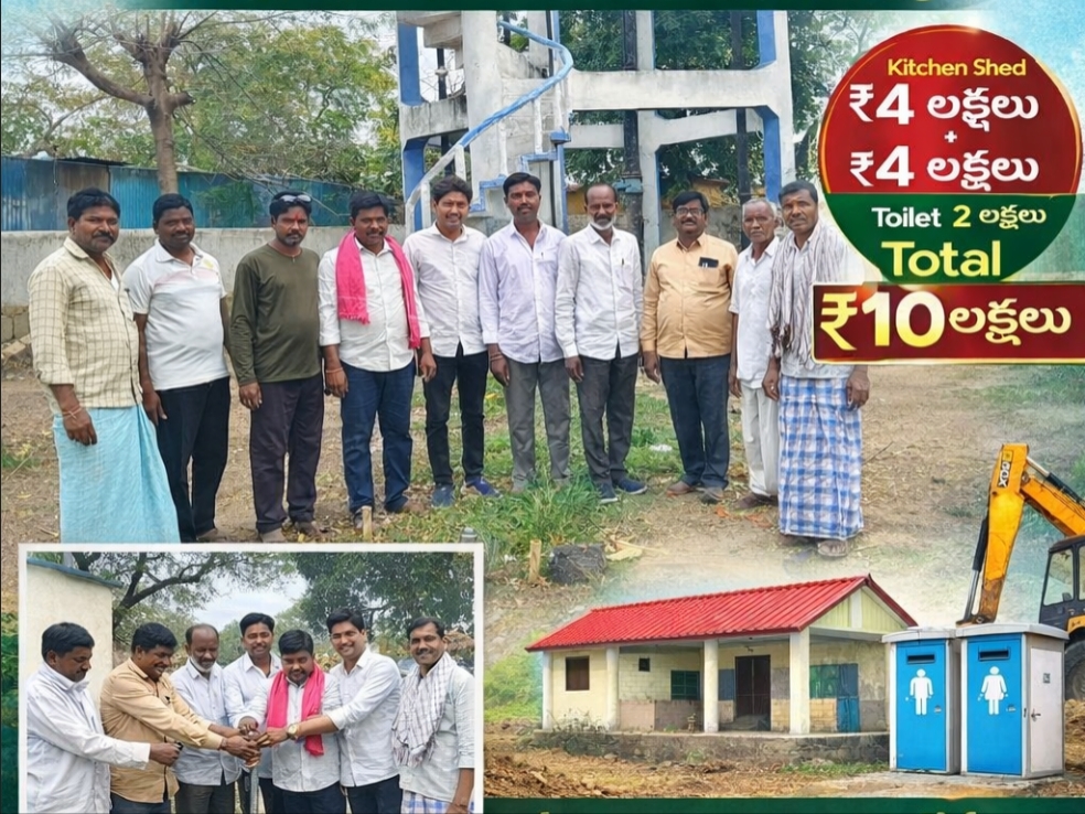 అభివృద్ధి పనులకు భూమి పూజ చేసిన సర్పంచ్..