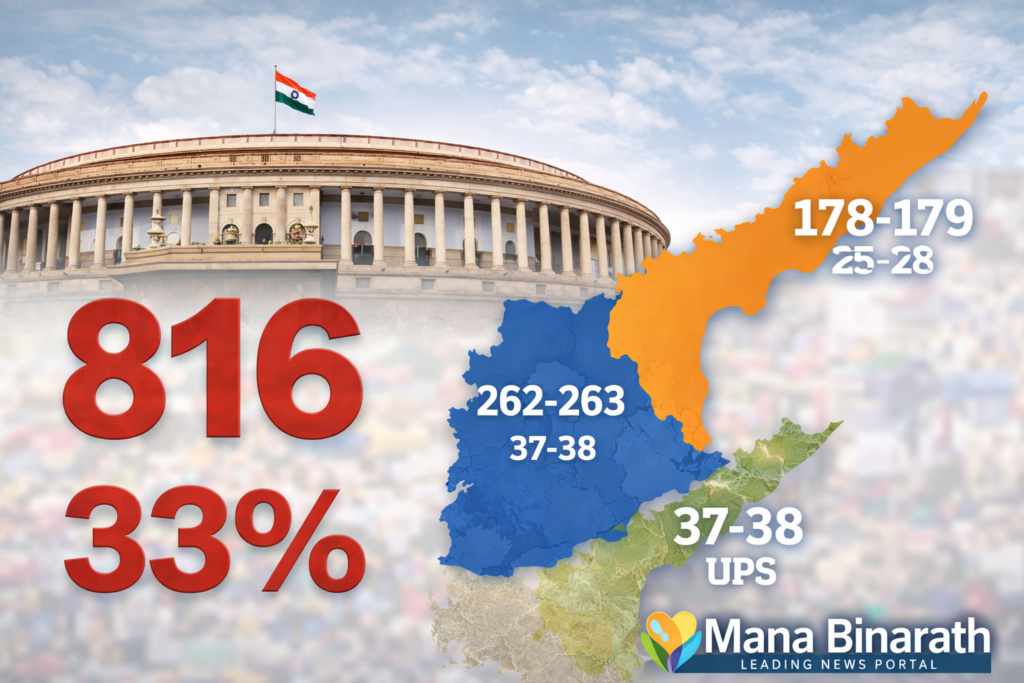 నియోజకవర్గాల పునర్విభజనకు కేంద్రం సిద్ధం..