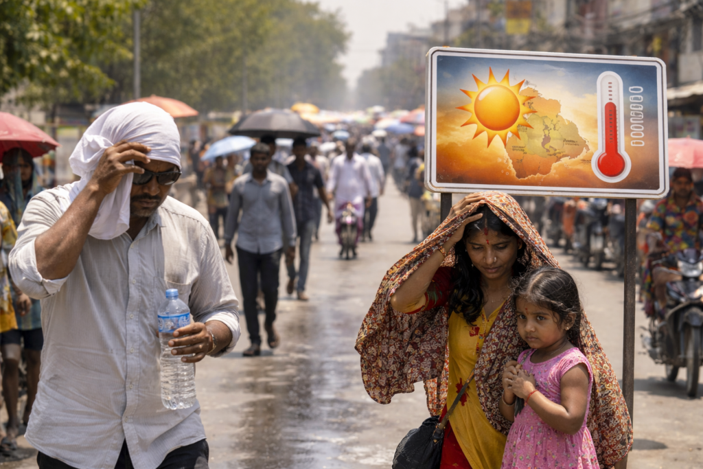 జిల్లాలో పెరుగుతున్న ఉష్ణోగ్రతలు..!