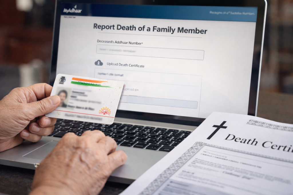 మరణించిన వారి ఆధార్ డిలేట్ చేయొచ్చు..