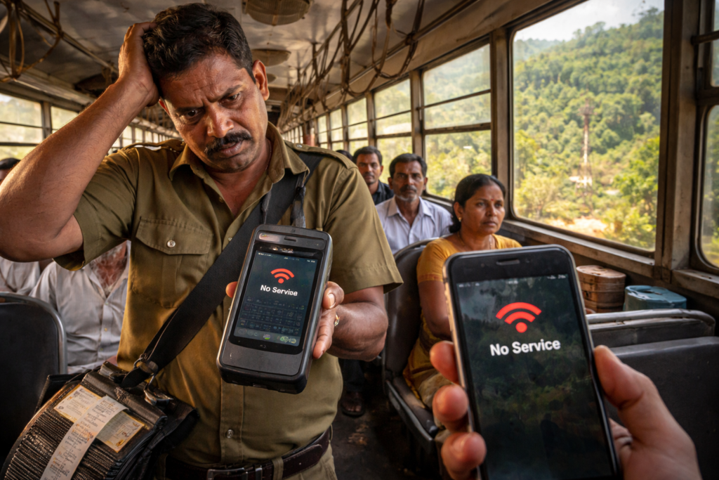 ఆర్టీసీ యంత్రాలకు నెట్వర్క్ సమస్య..