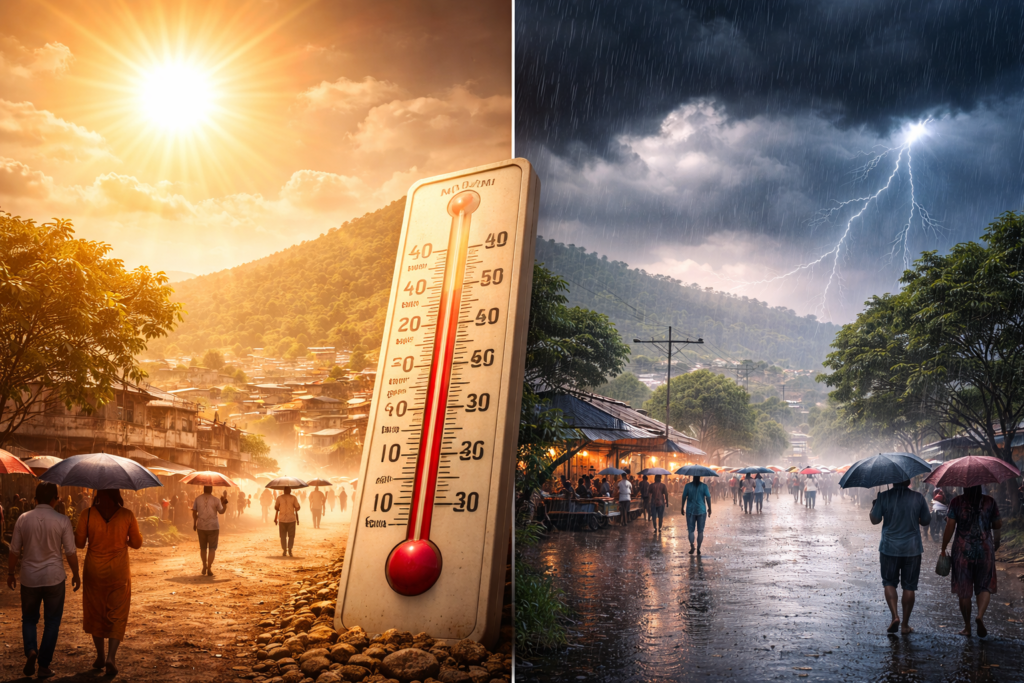 జిల్లాలో రాత్రికి వర్ష సూచన..