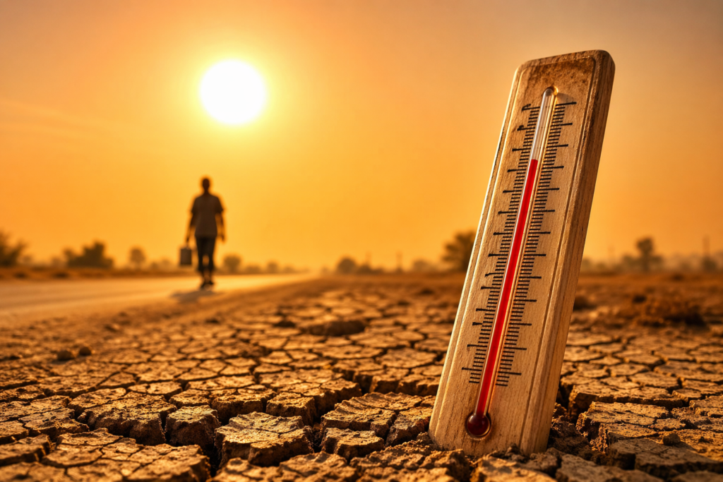 43°C దాటిన ఉష్ణోగ్రతలు.. ప్రజలు ఉక్కిరిబిక్కిరి