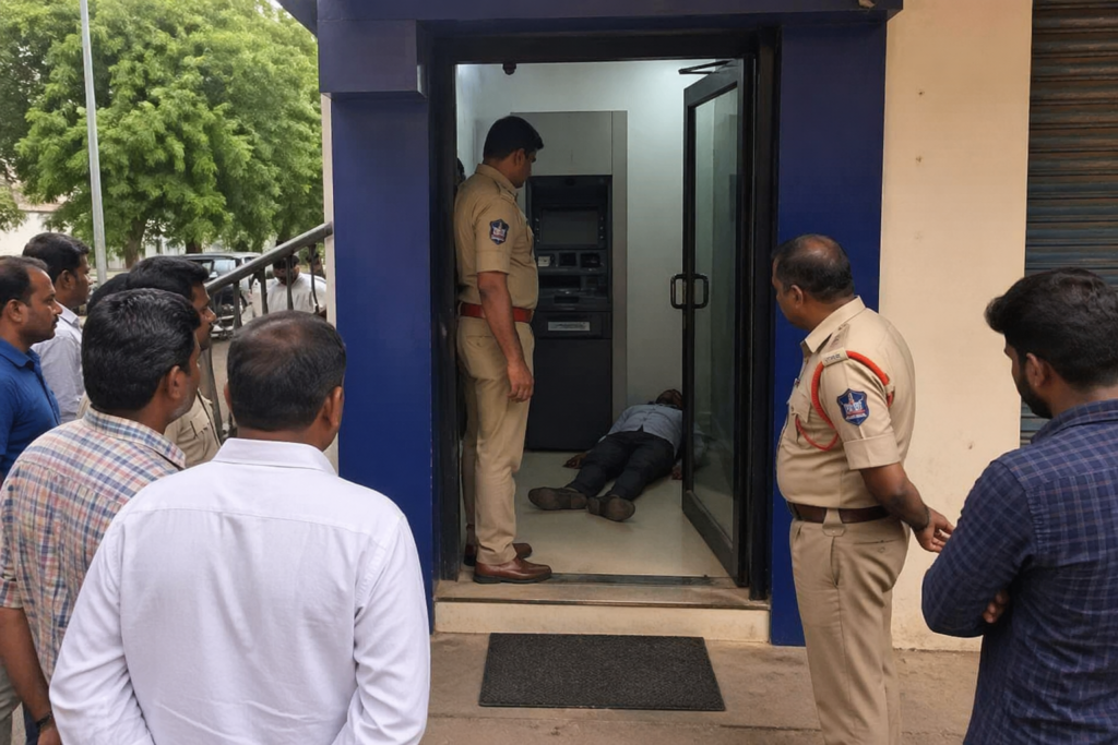 ఆ ఏటీఎంలో మృతదేహం..!