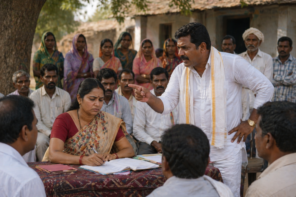 భార్య సర్పంచ్.. పెత్తనం మాత్రం భర్తదే!