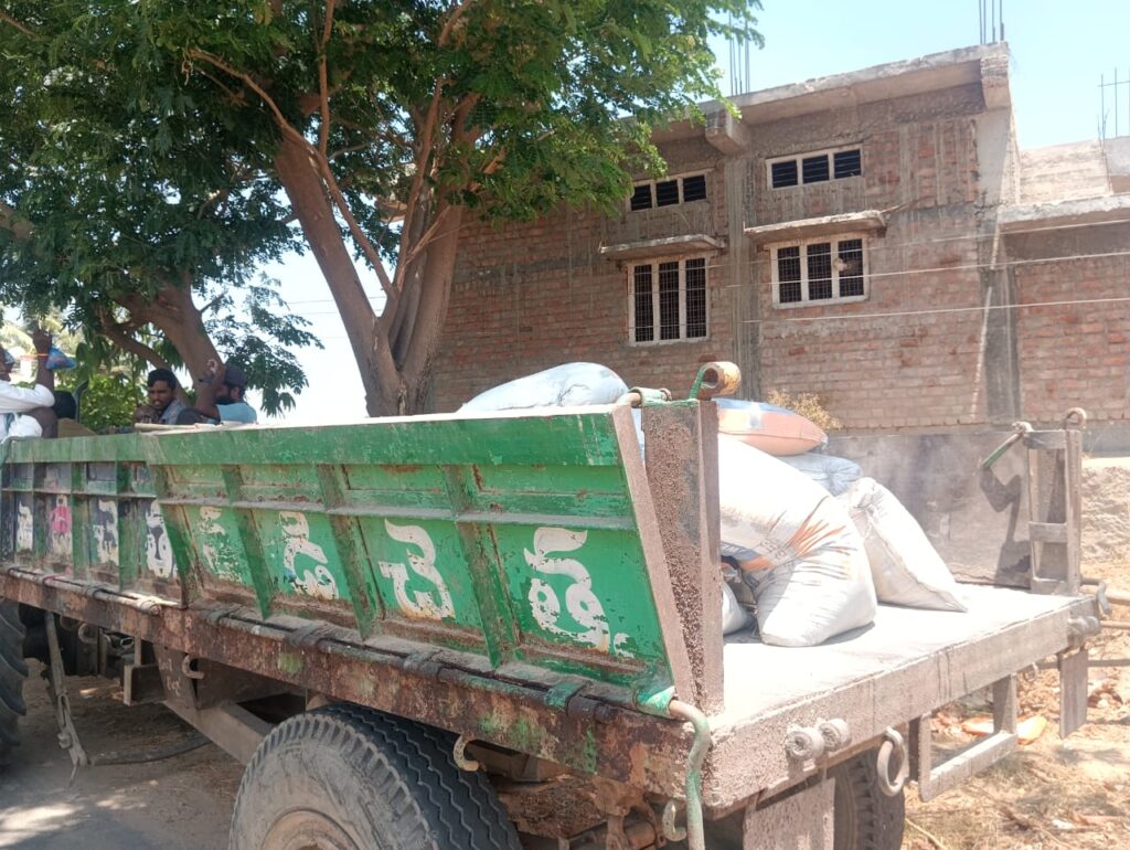 పంచాయతీ ట్రాక్టర్ దుర్వినియోగం.!