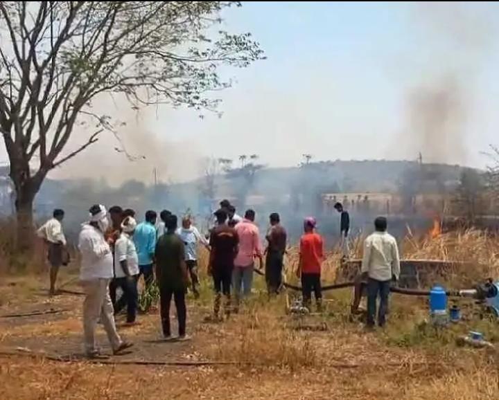 అగ్ని ప్రమాదం.. రైతు కీలక పాత్ర 