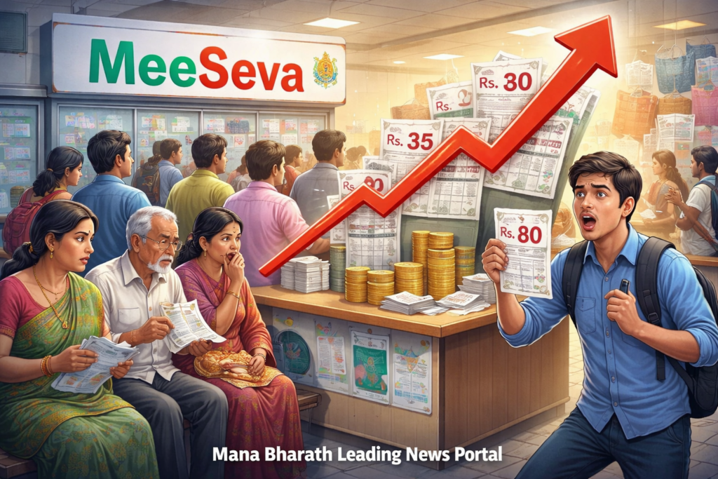 మీ సేవ చార్జీల పెంపు.. సామాన్యులపై భారం