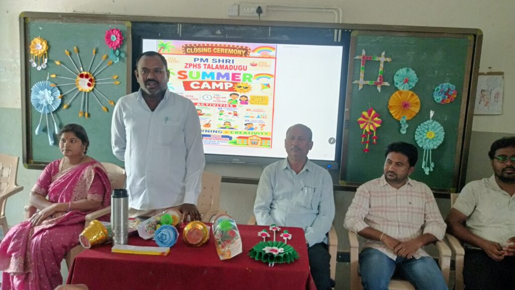 సృజనాత్మకతను వెలికితీయాలి: సర్పంచ్ చంటి