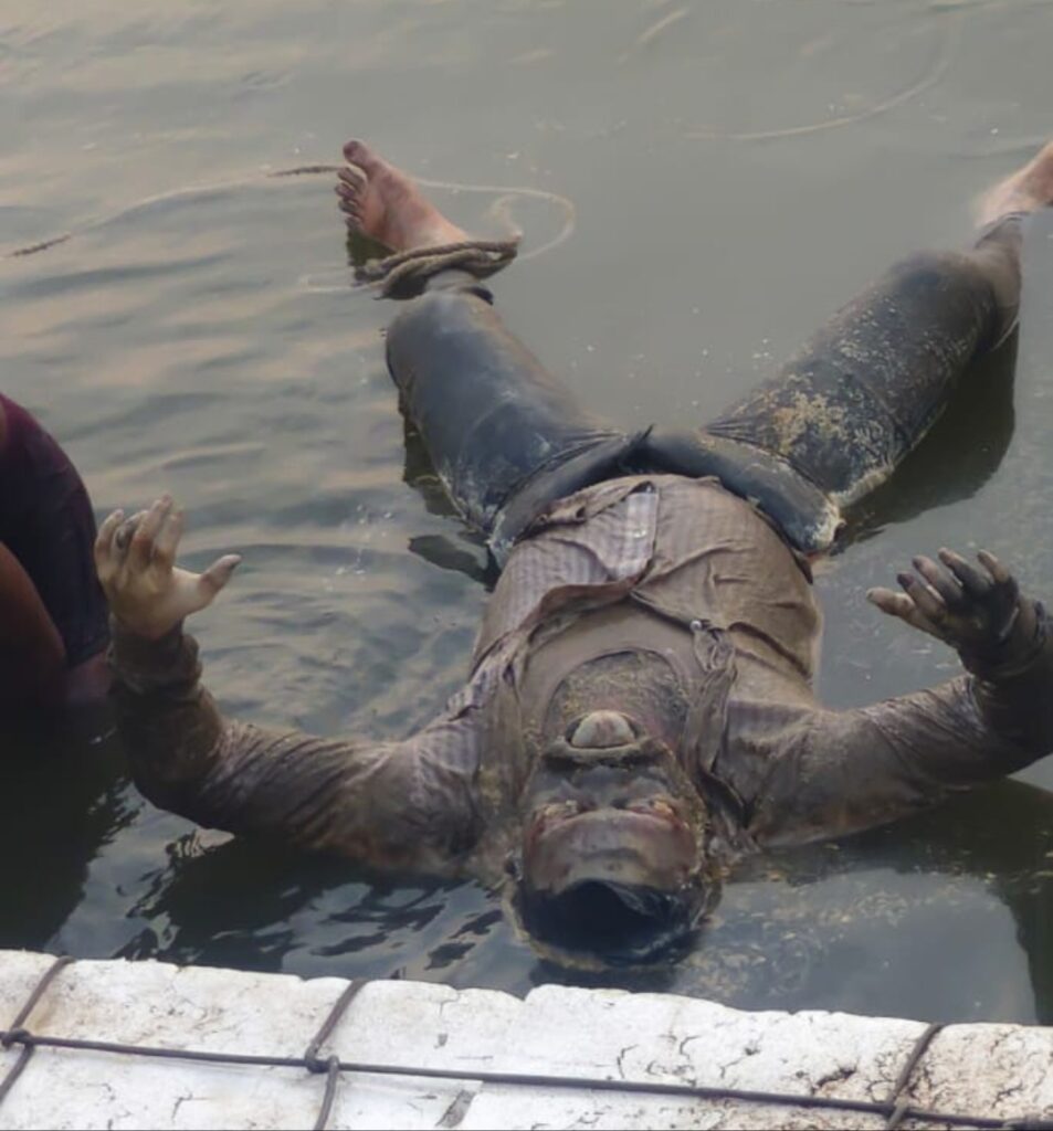 మత్తడి ప్రాజెక్టులో గుర్తుతెలియని మృతదేహం..