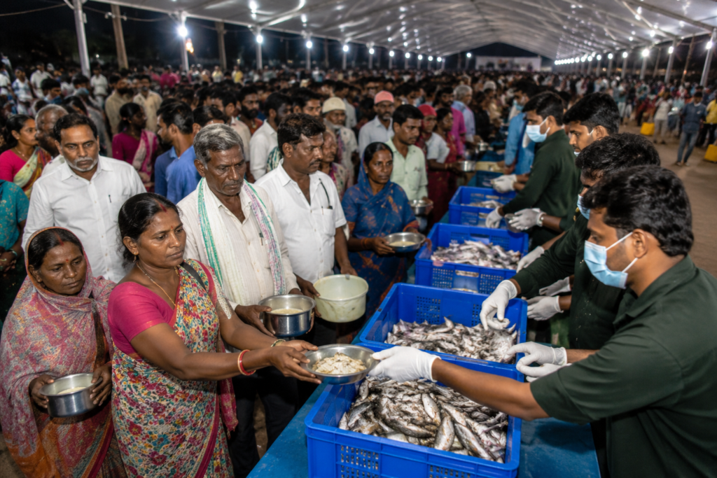 నేడు చేప ప్రసాదం పంపిణీ..