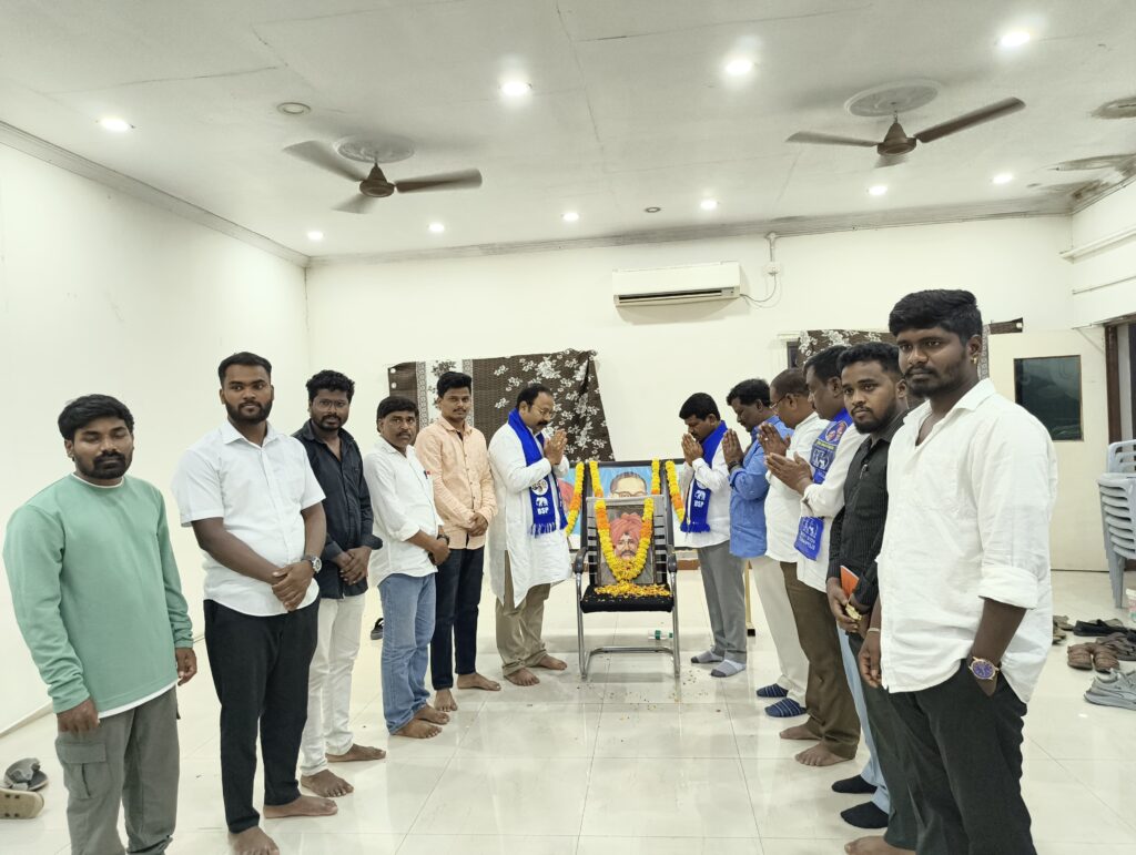 సాహు మహరాజ్ కు నివాళులు అర్పించిన బీఎస్పీ స్టేట్ ప్రెసిడెంట్