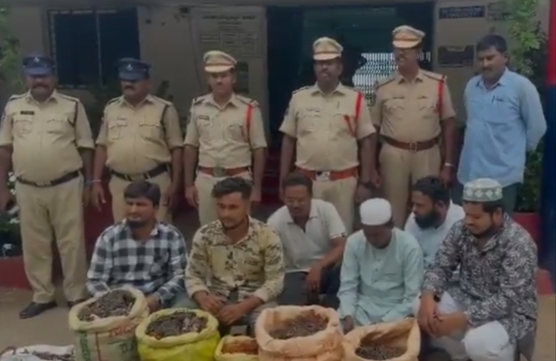 రాగి తీగల చోరీ..ఆరుగురు అరెస్ట్
