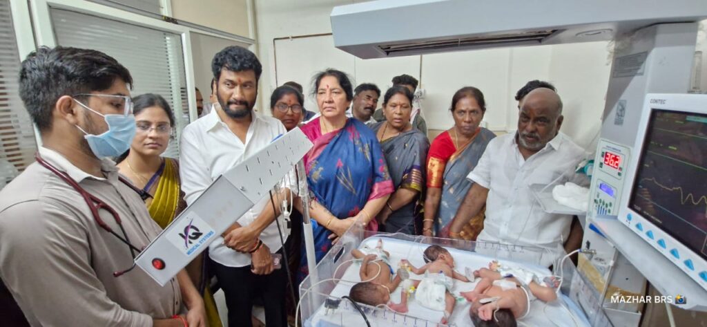 రిమ్స్‌ను సందర్శించిన బీఆర్ఎస్ మహిళా బృందం